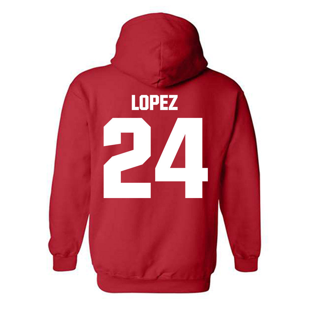 Francis Marion - NCAA Women's Soccer : Alena Lopez - Hooded Sweatshirt-1
