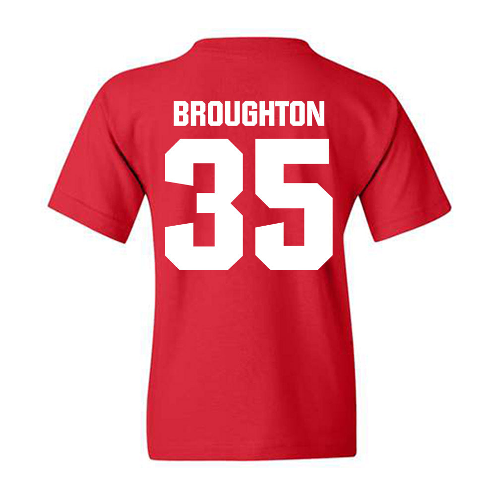 Francis Marion - NCAA Men's Basketball : Jaden Broughton - Youth T-Shirt-1