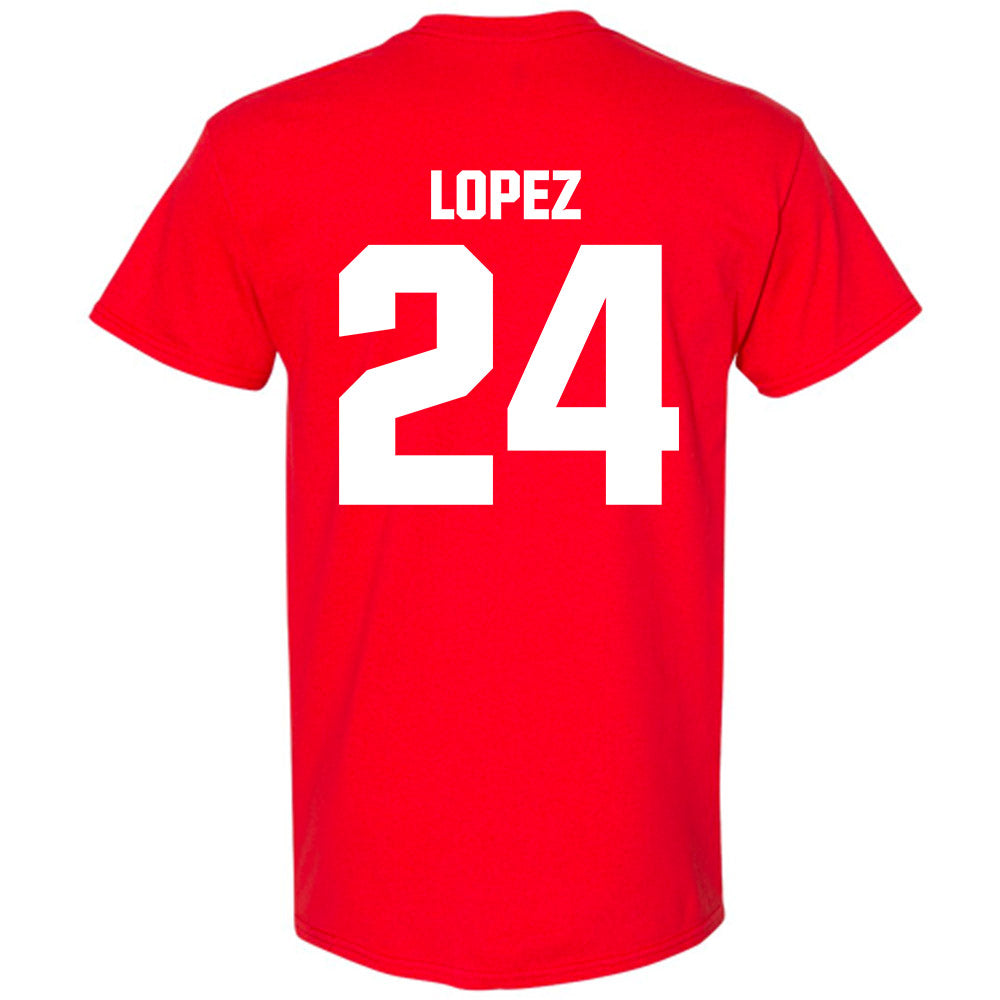 Francis Marion - NCAA Women's Soccer : Alena Lopez - T-Shirt-1