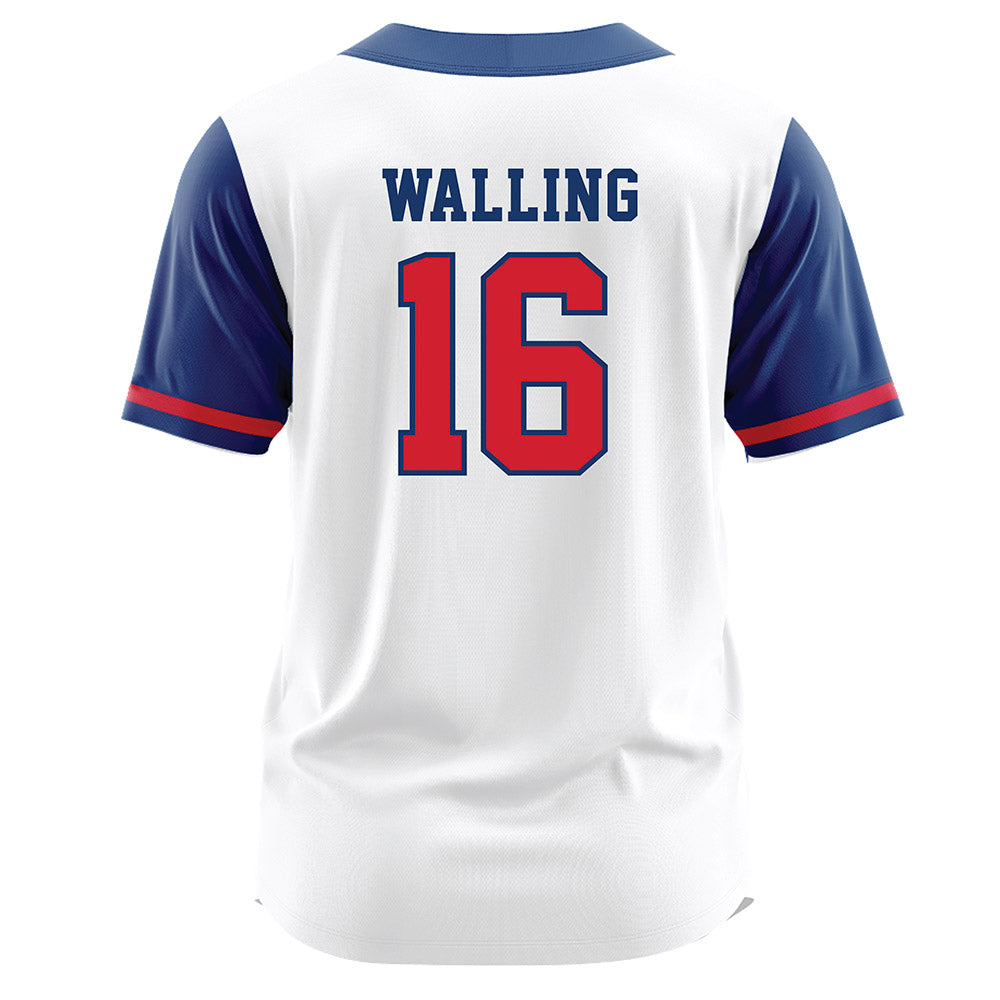 Francis Marion - NCAA Softball : Jenna Walling - White Jersey-1