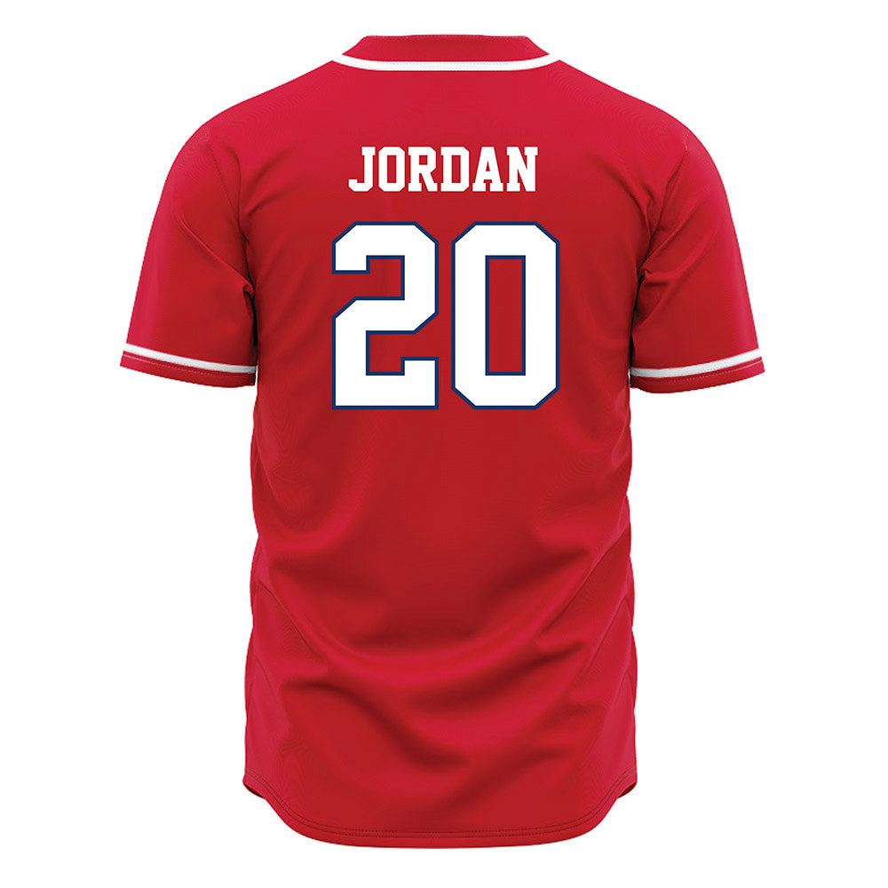 Francis Marion - NCAA Baseball : Robbie Jordan - Red Jersey-1