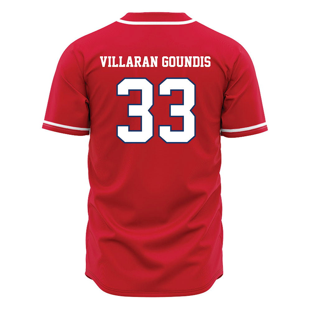 Francis Marion - NCAA Baseball : Dariel Villaran Goundis - Red Jersey-1
