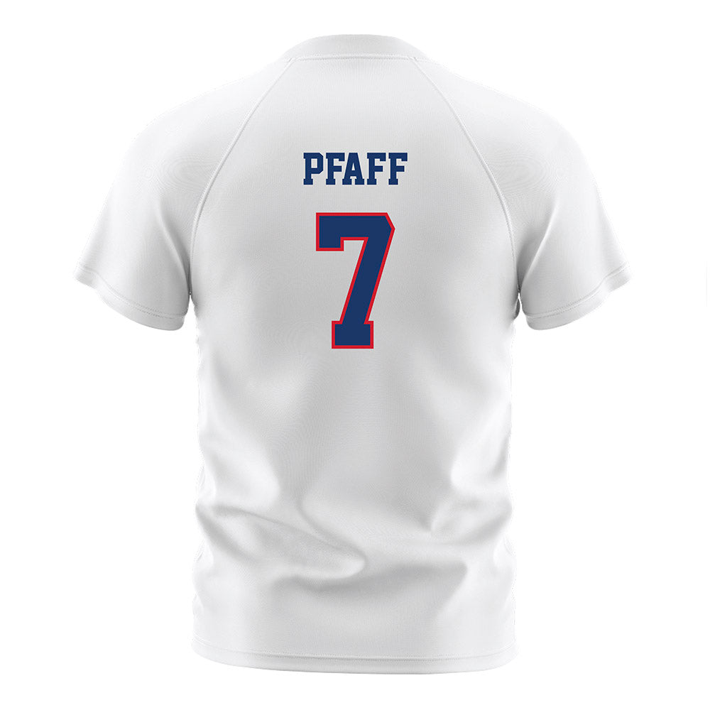 Francis Marion - NCAA Women's Soccer : Chloe Pfaff - White Soccer Jersey-1