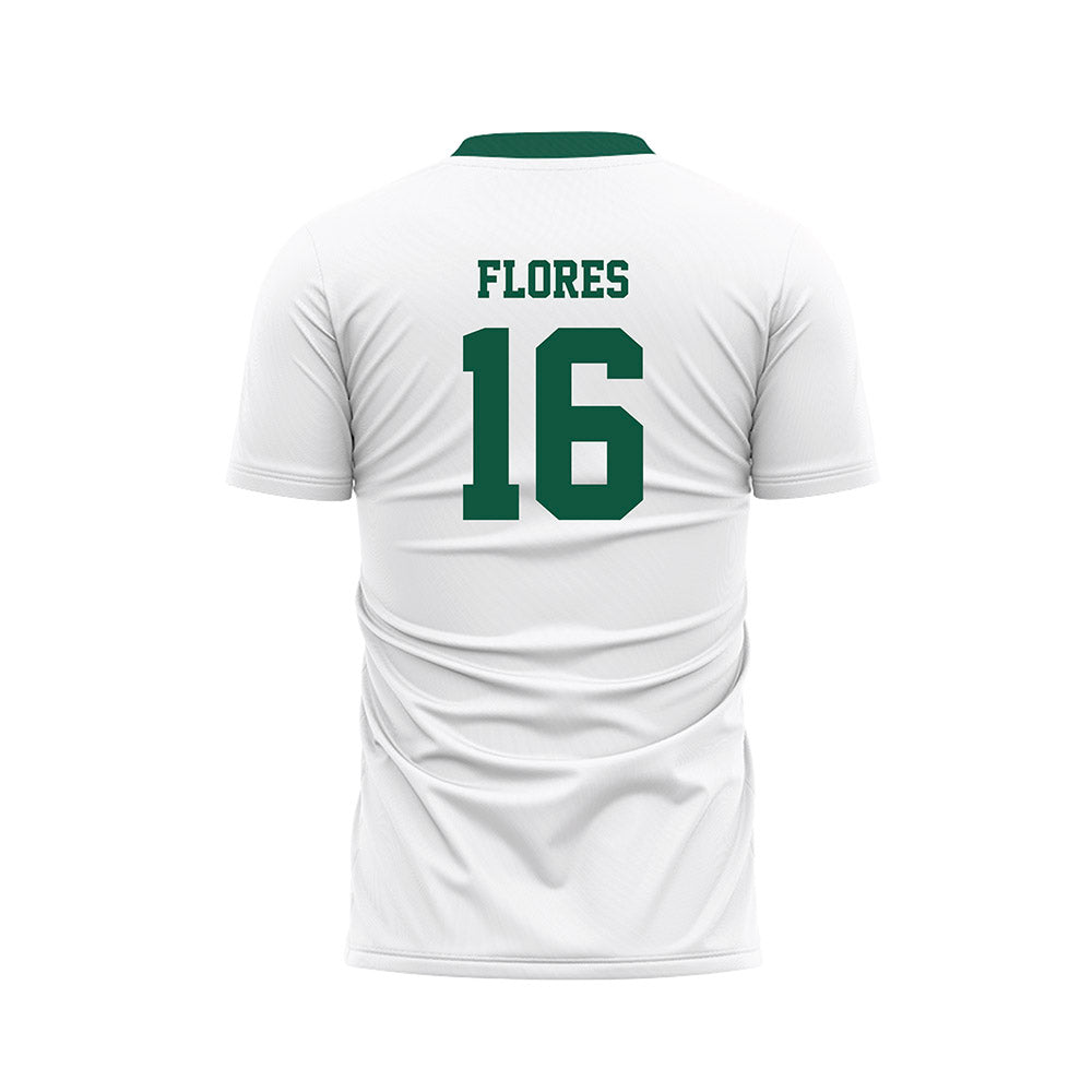 UW Green Bay - NCAA Men's Soccer : Isiah Flores - White Soccer Jersey