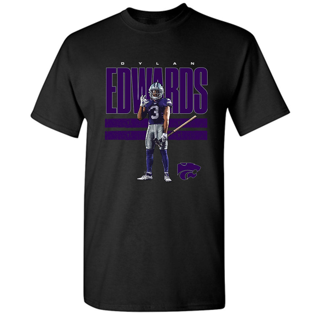 Kansas State - NCAA Football : Dylan Edwards - Individual Caricature T-Shirt