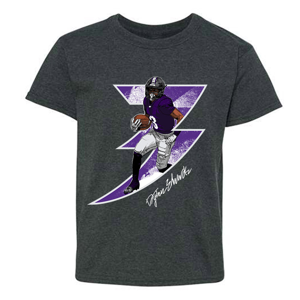 Kansas State - NCAA Football : Dylan Edwards - Individual Caricature Youth T-Shirt