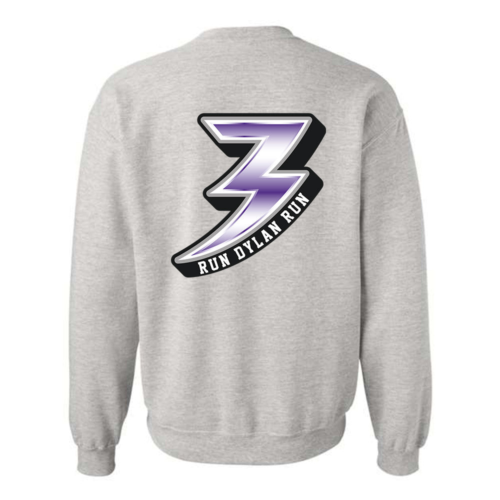 Kansas State - NCAA Football : Dylan Edwards - Ash Grey Graphic Crewneck Sweatshirt