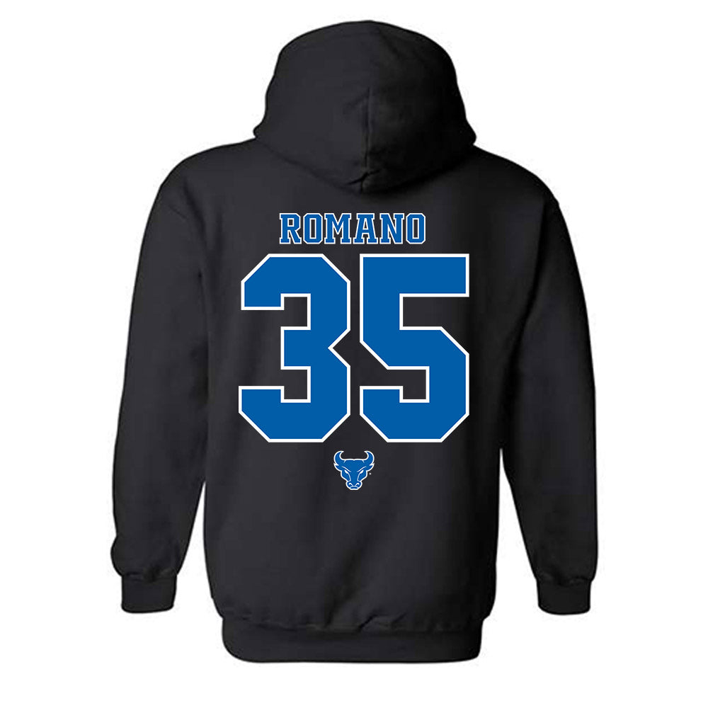 Buffalo - NCAA Men's Basketball : Evan Romano - Hooded Sweatshirt-1