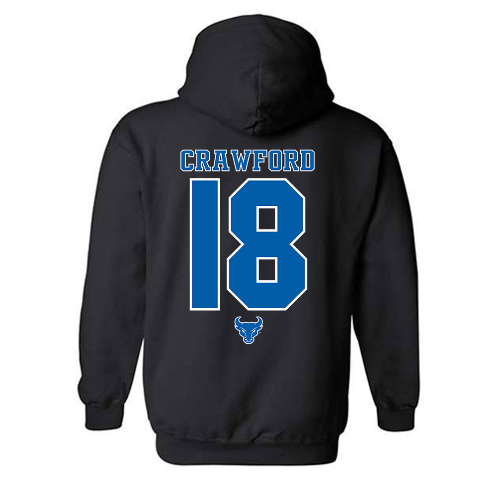 Buffalo - NCAA Football : Dion Crawford - Hooded Sweatshirt