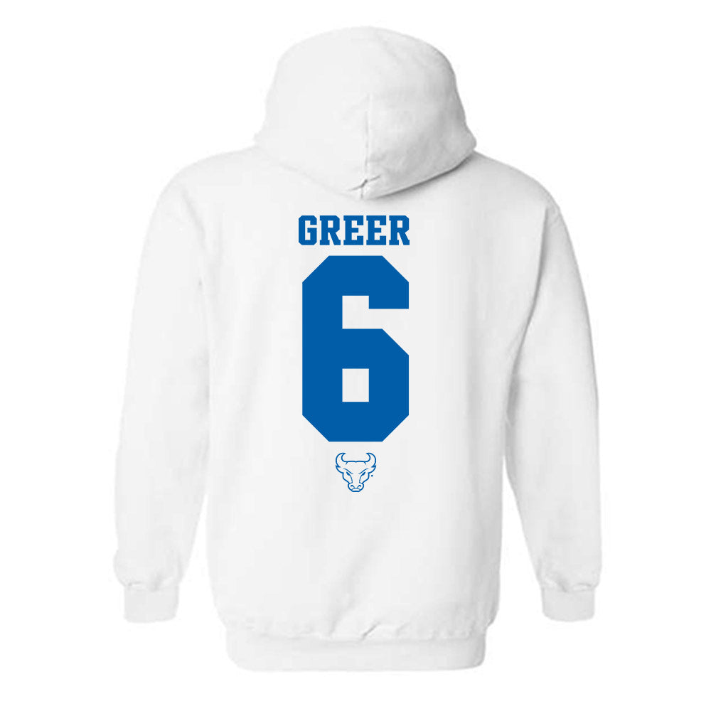 Buffalo - NCAA Football : Miles Greer - Hooded Sweatshirt-1