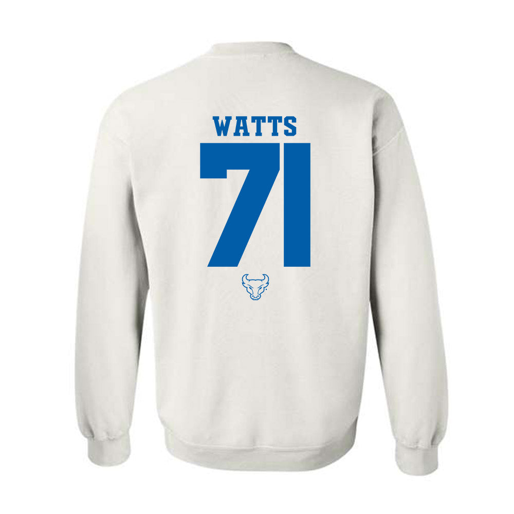Buffalo - NCAA Football : Caleb Watts - Crewneck Sweatshirt-1