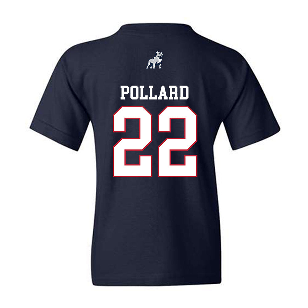 Samford - NCAA Men's Basketball : Jaxon Pollard - Youth T-Shirt-1