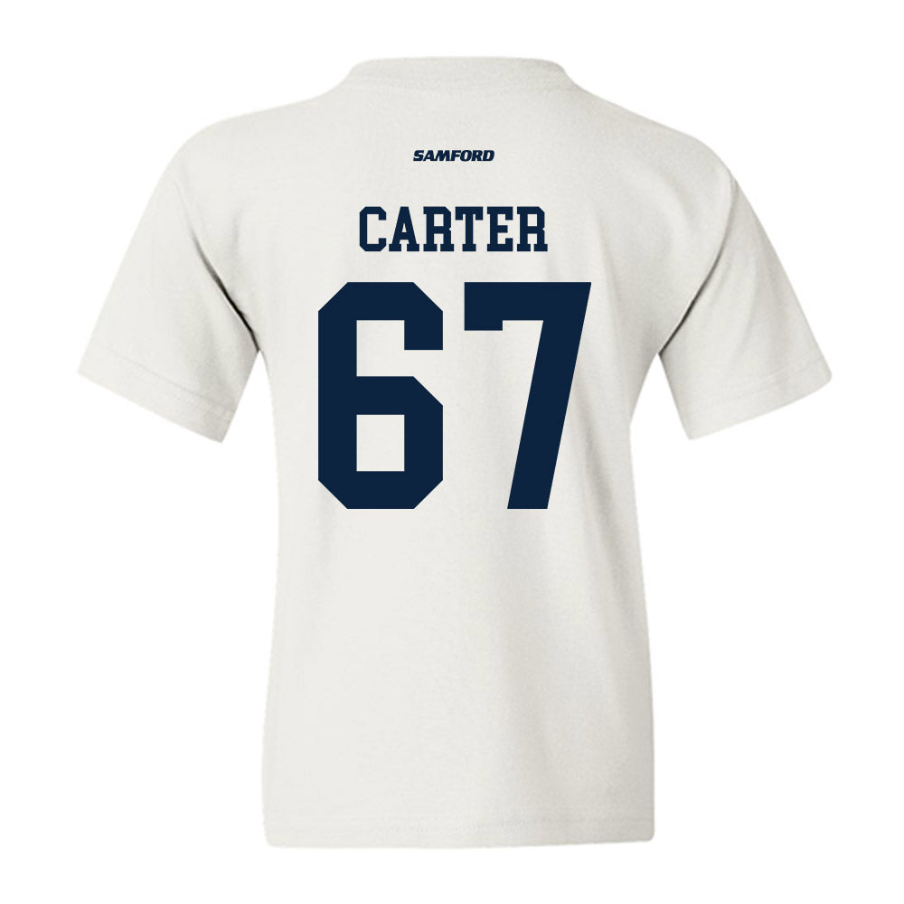 Samford - NCAA Football : Nate Carter - Youth T-Shirt-1