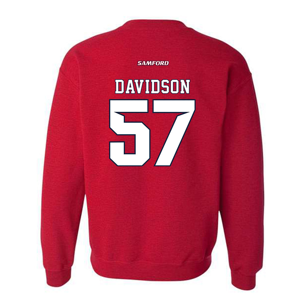 Samford - NCAA Football : Web Davidson - Crewneck Sweatshirt-1