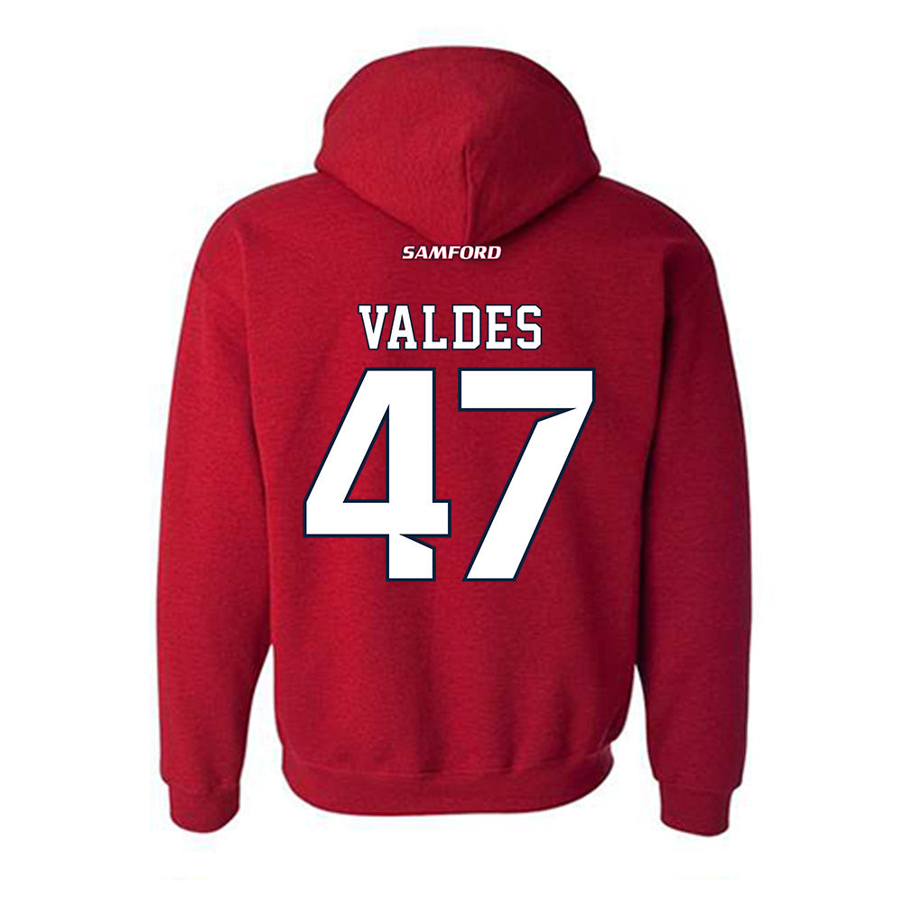 Samford - NCAA Football : Daniel Valdes - Hooded Sweatshirt-1