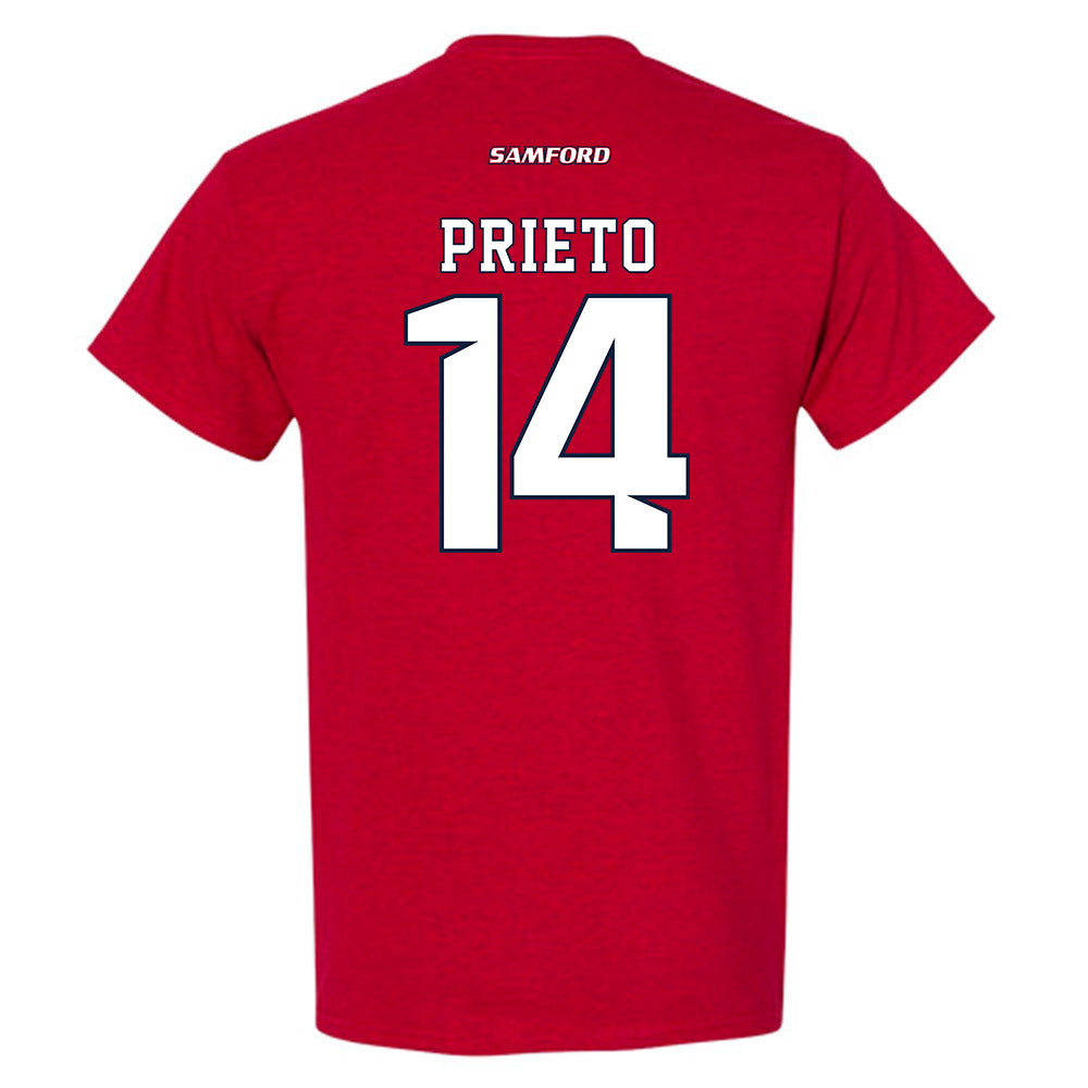 Samford - NCAA Baseball : Angelo Prieto - T-Shirt