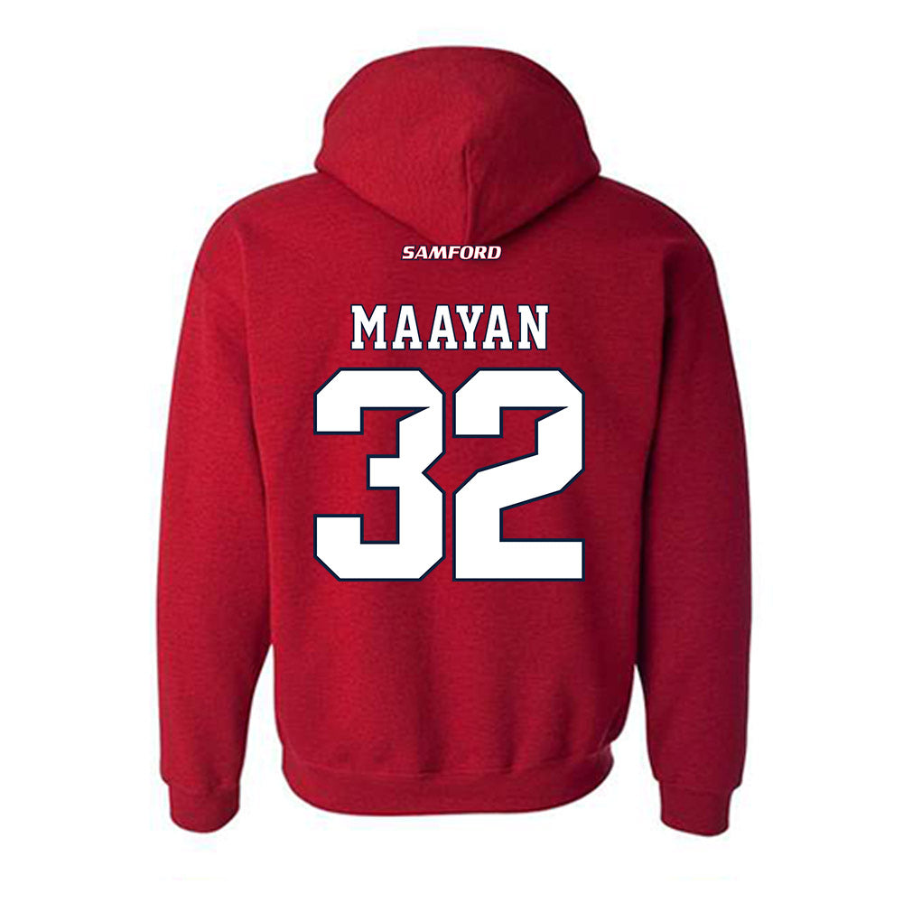 Samford - NCAA Women's Basketball : Yael Maayan - Hooded Sweatshirt-1