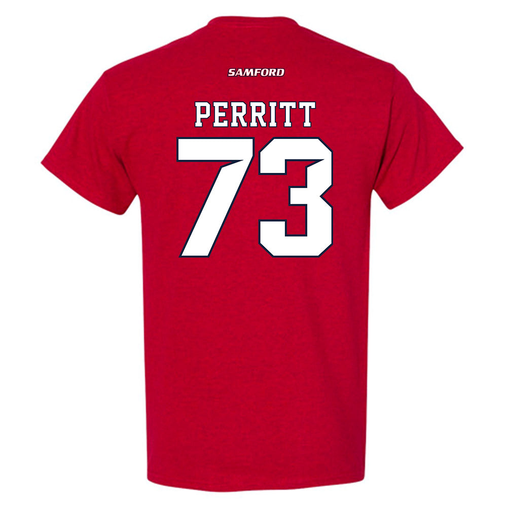 Samford - NCAA Football : Justin Perritt - T-Shirt-1