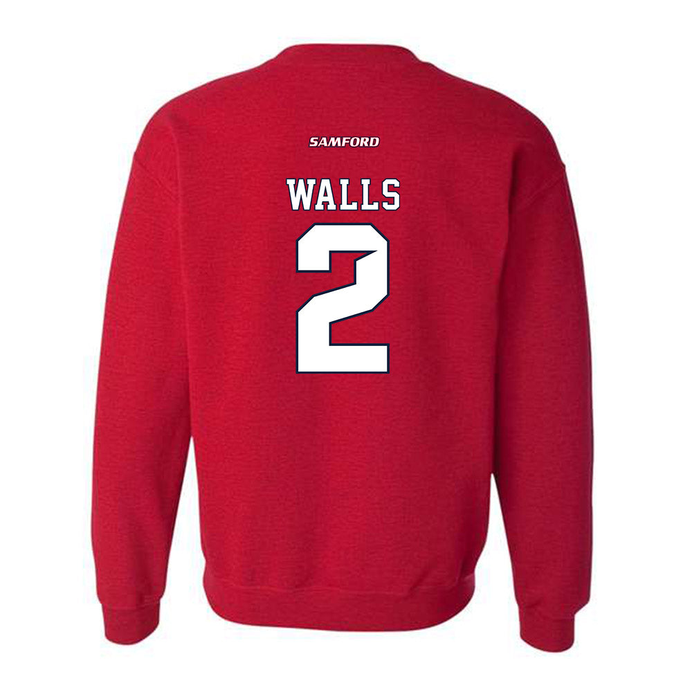 Samford - NCAA Men's Basketball : Lukas Walls - Crewneck Sweatshirt