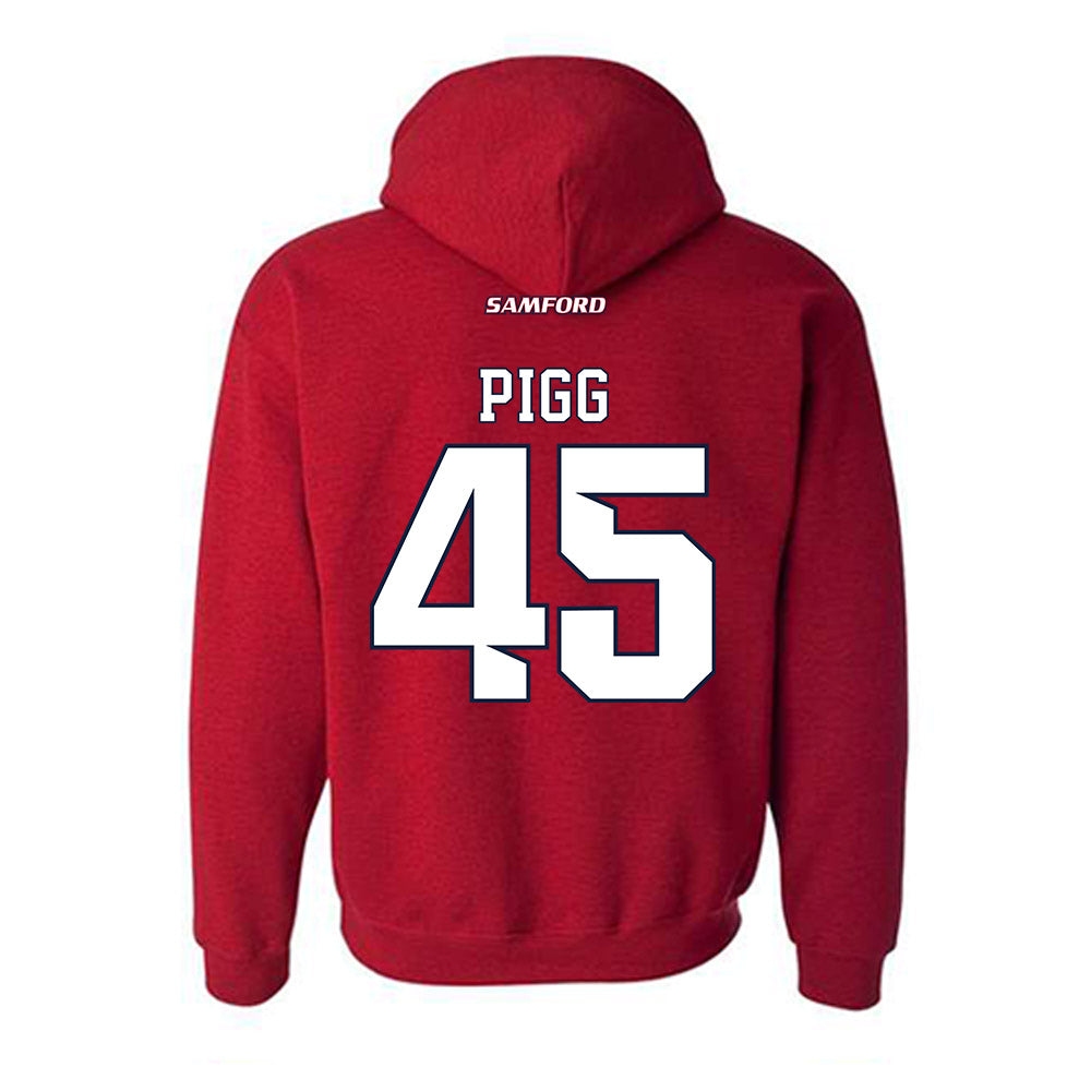 Samford - NCAA Football : Cannon Pigg - Hooded Sweatshirt-1