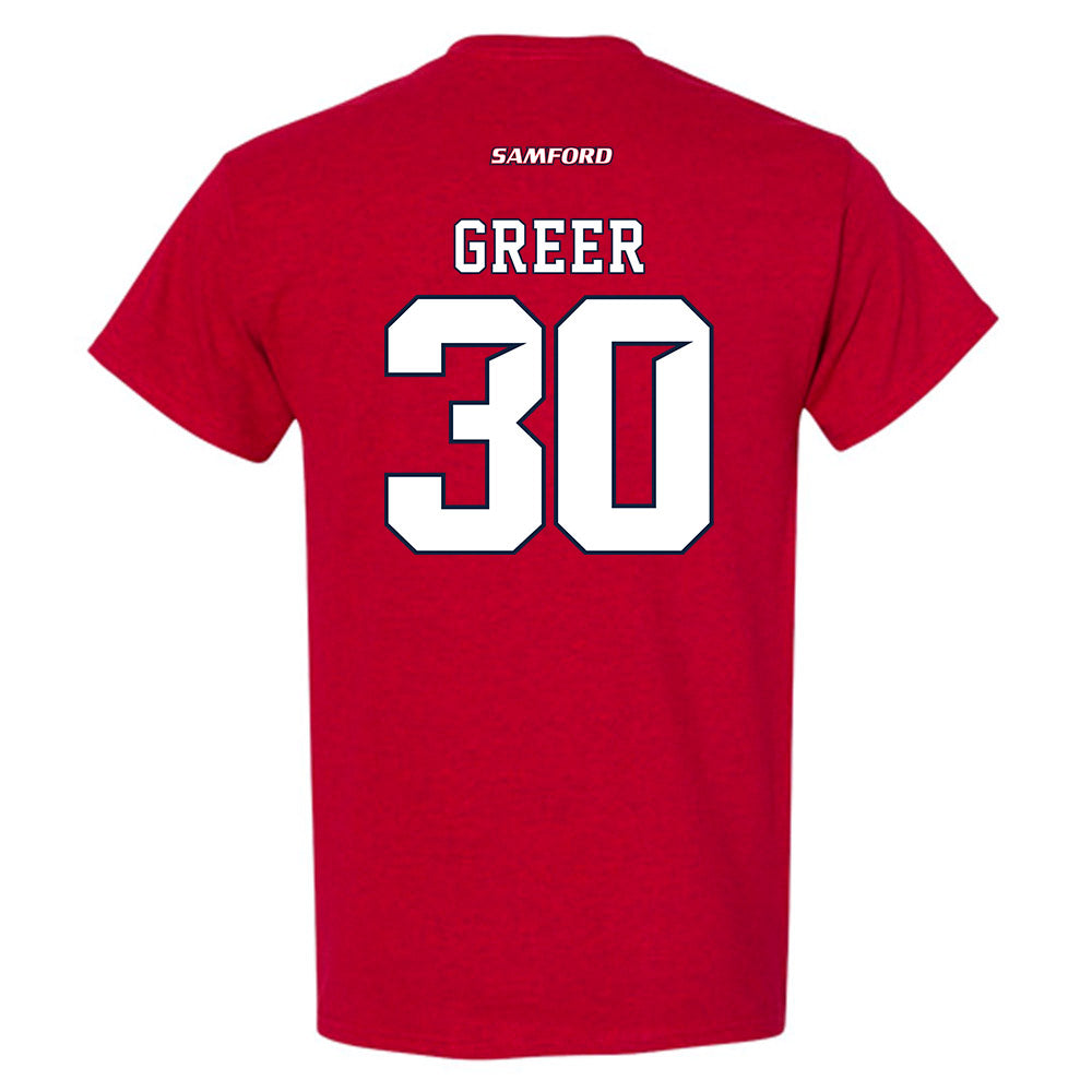 Samford - NCAA Football : Cooper Greer - T-Shirt-1