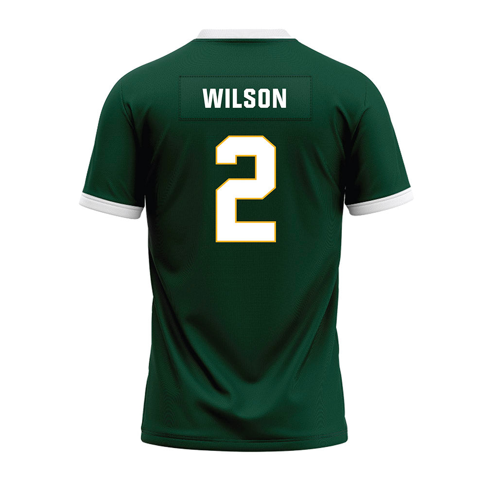 Baylor - NCAA Football : Kole Wilson - Green Premium Football Jersey-1