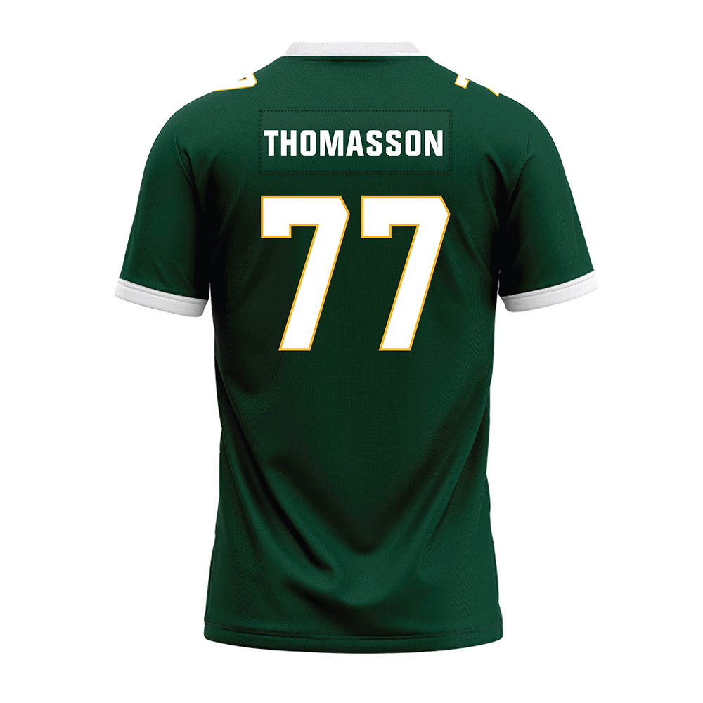 Baylor - NCAA Football : Colton Thomasson - Green Premium Football Jersey-1