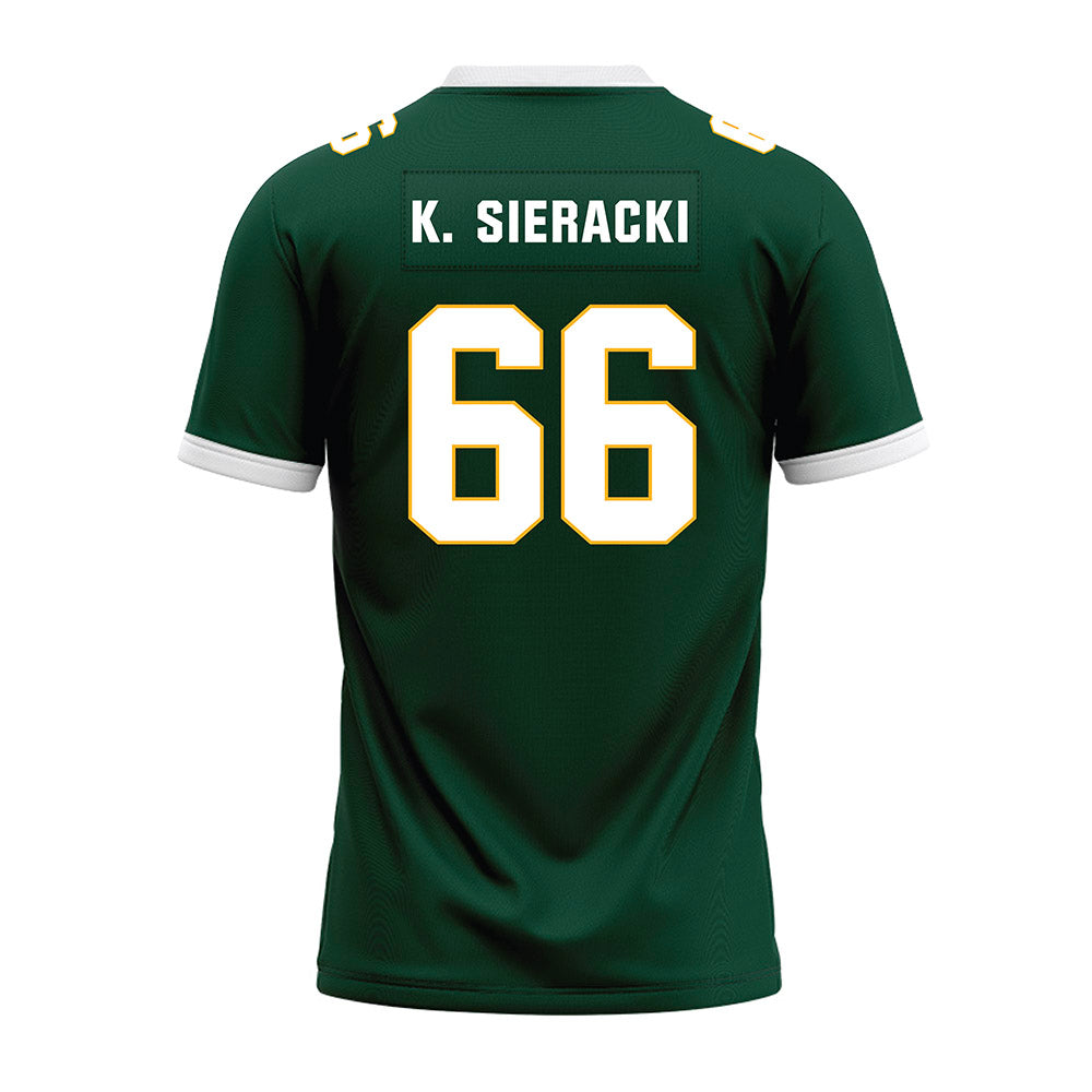 Baylor - NCAA Football : Koltin K. Sieracki - Green Premium Football Jersey