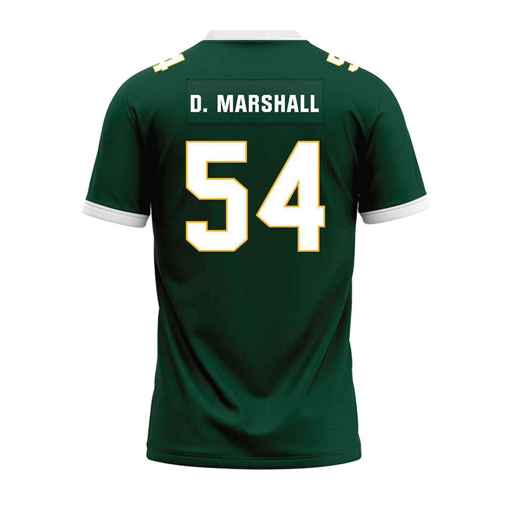 Baylor - NCAA Football : David D. Marshall - Green Premium Football Jersey