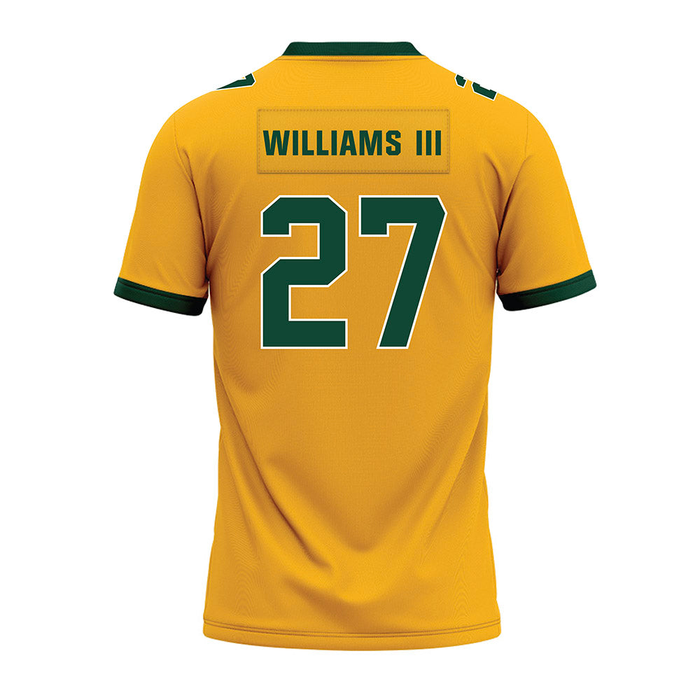 Baylor - NCAA Football : Tevin Williams III - Gold Premium Football Jersey
