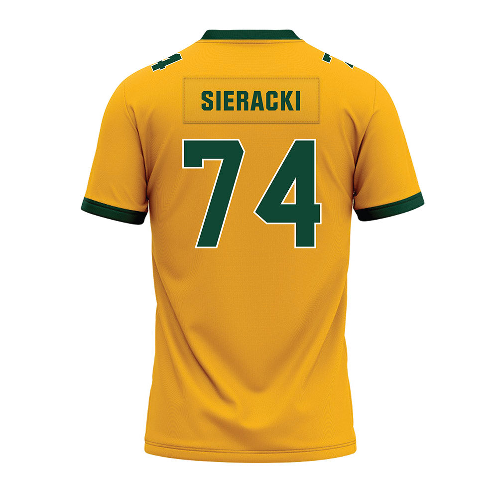 Baylor - NCAA Football : kaden sieracki - Gold Premium Football Jersey