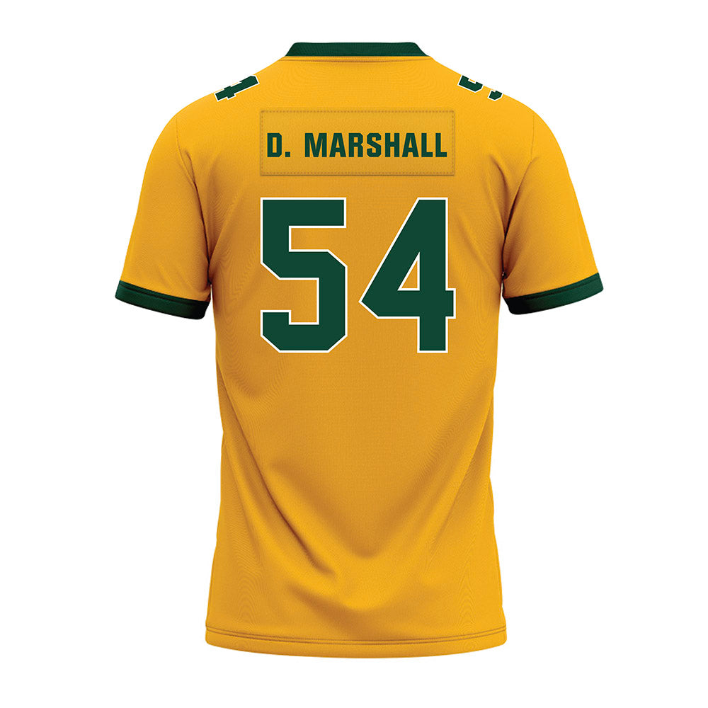 Baylor - NCAA Football : David Marshall - Gold Premium Football Jersey