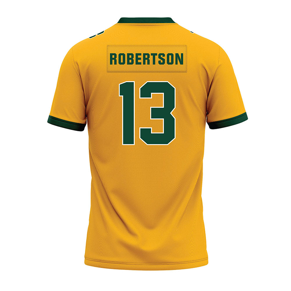 Baylor - NCAA Football : Sawyer Robertson - Gold Premium Football Jersey