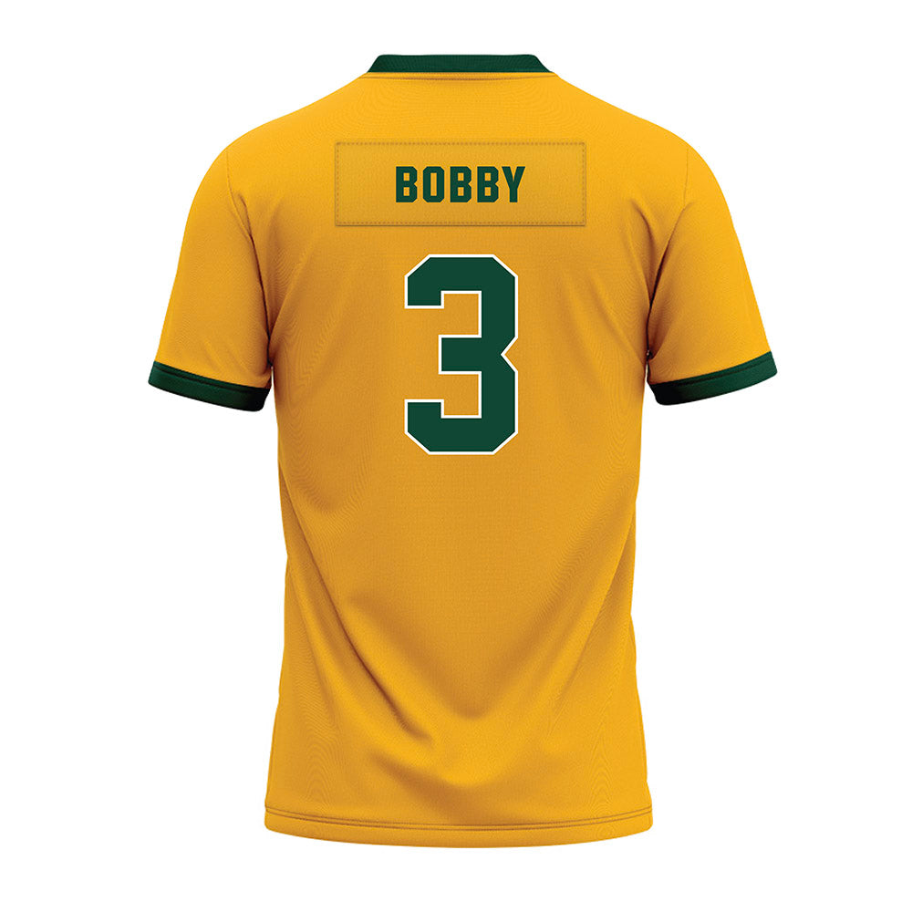 Baylor - NCAA Football : Devyn Bobby - Gold Premium Football Jersey