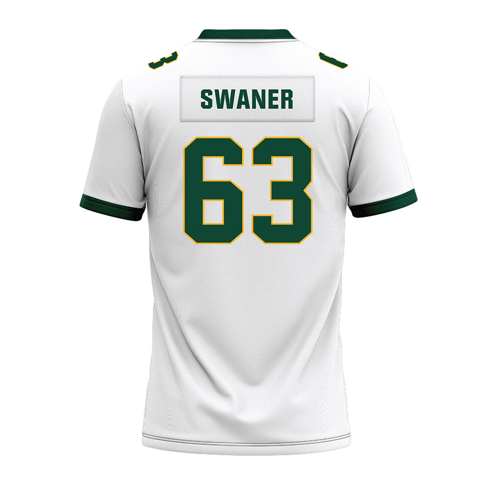 Baylor - NCAA Football : Wyatt Swaner - White Premium Football Jersey