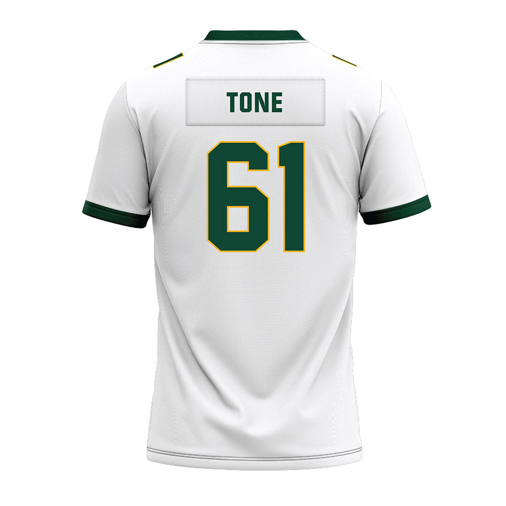 Baylor - NCAA Football : Cayden Tone - White Premium Football Jersey