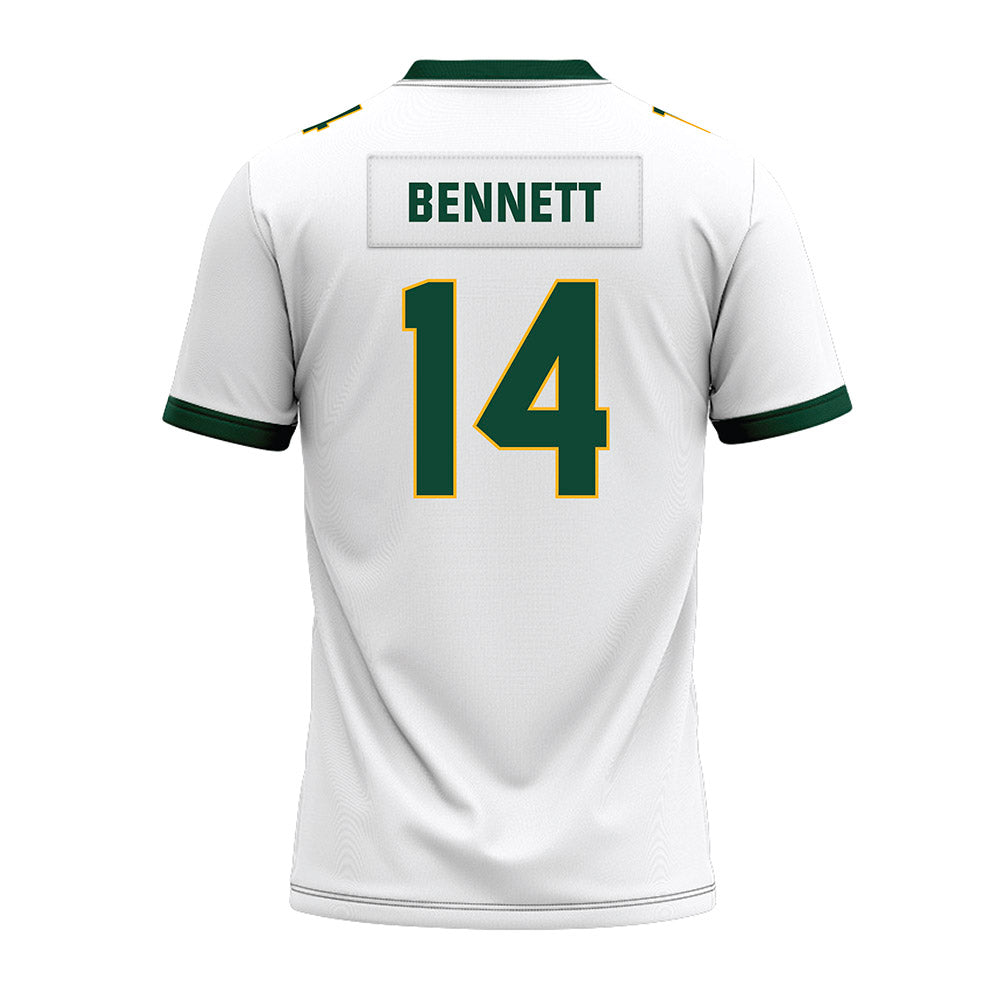 Baylor - NCAA Football : Nate Bennett - White Premium Football Jersey