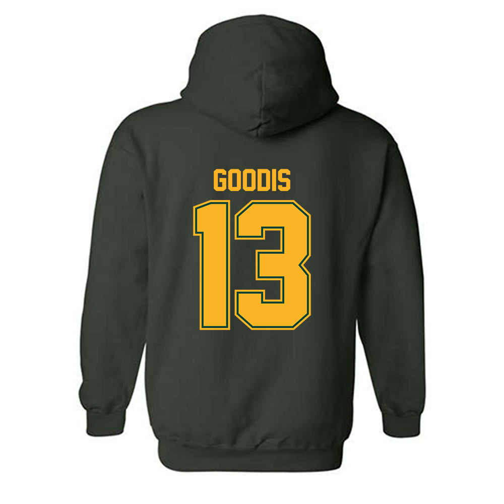 Baylor - NCAA Men's Basketball : James Goodis - Classic Shersey Hooded Sweatshirt-1