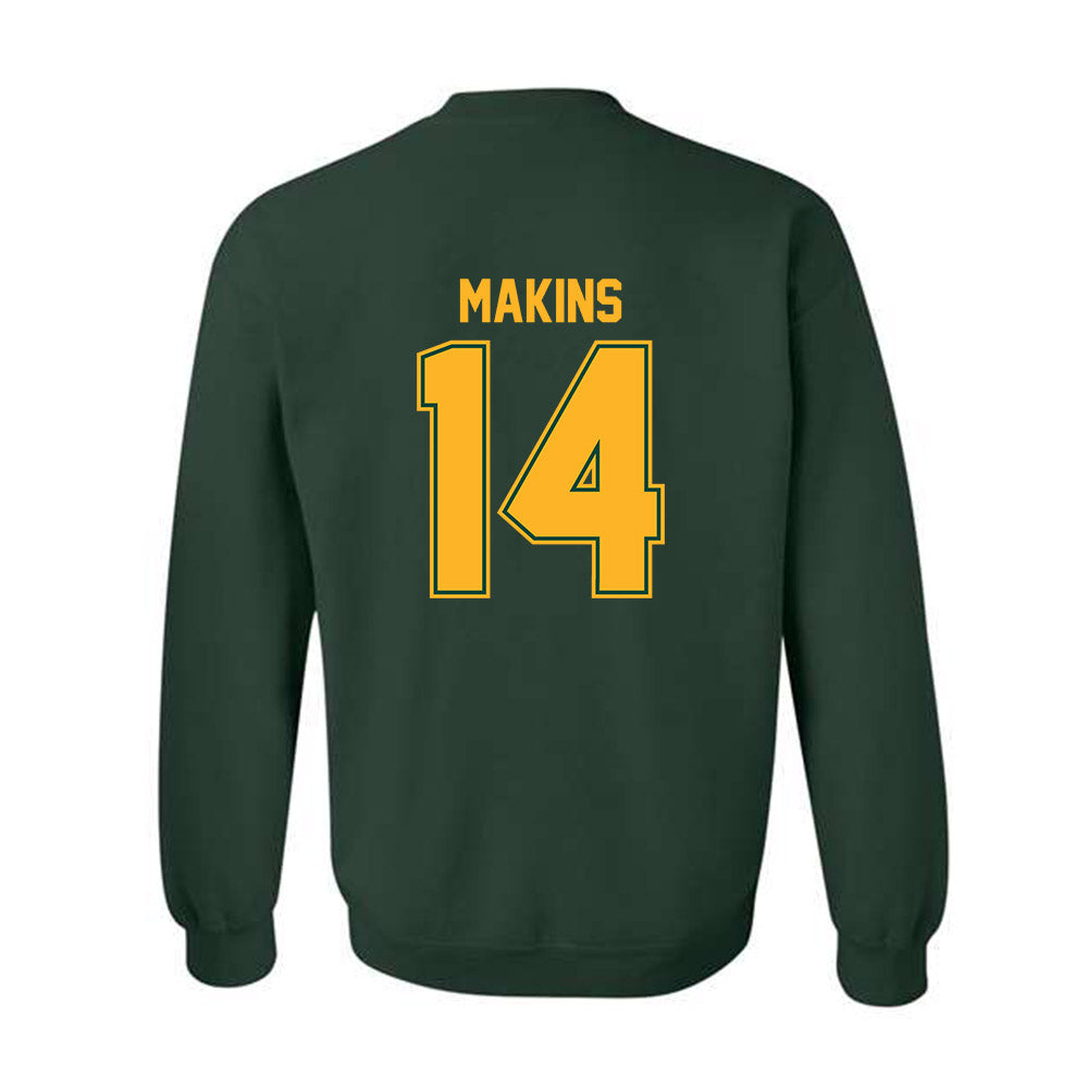 Baylor - NCAA Football : Kj Makins - Classic Shersey Crewneck Sweatshirt-1