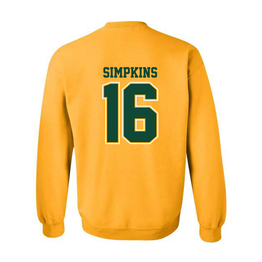 Baylor - NCAA Football : Kendrick Simpkins - Classic Shersey Crewneck Sweatshirt