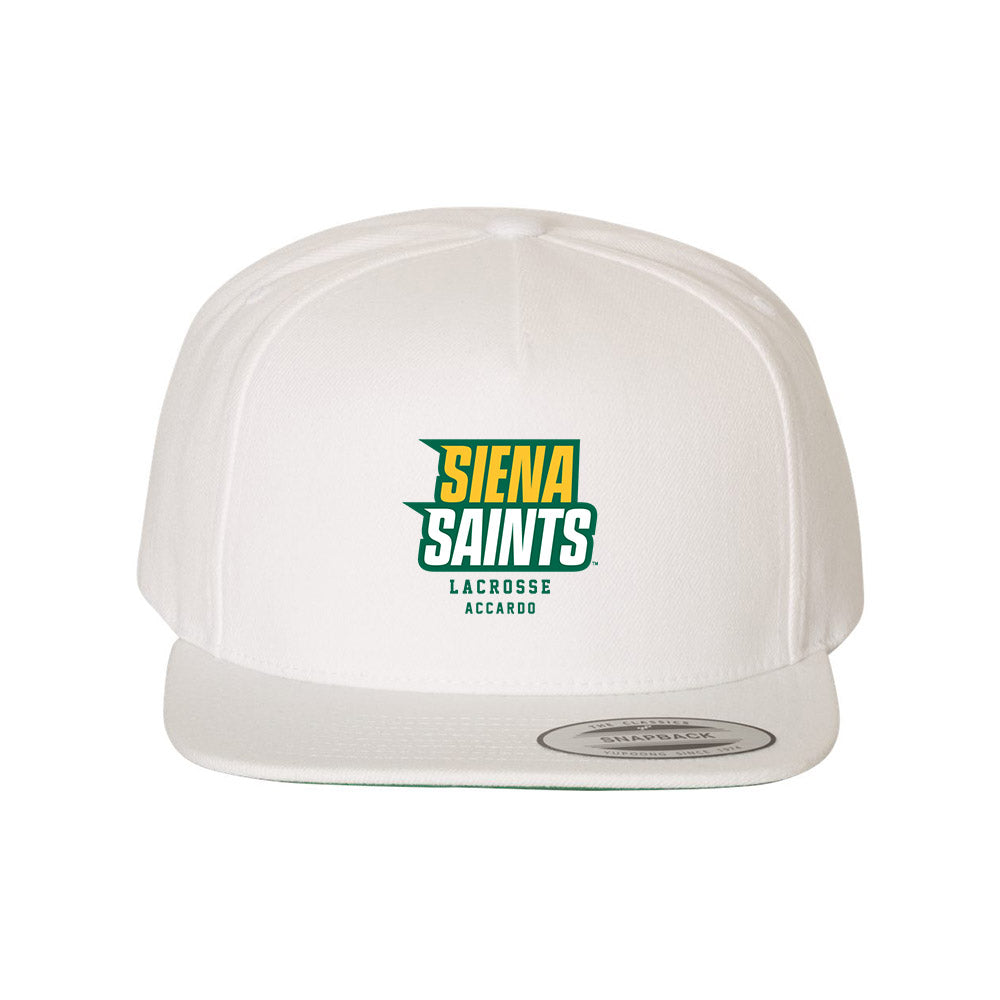 Siena - NCAA Men's Lacrosse : Johnny Accardo - Snapback Hat