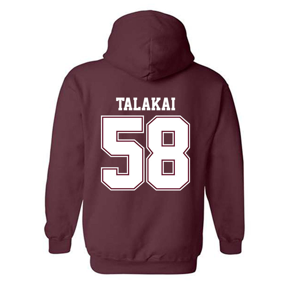 AAMU - NCAA Women's Volleyball : Kelani Talakai - Classic Shersey Hooded Sweatshirt-1