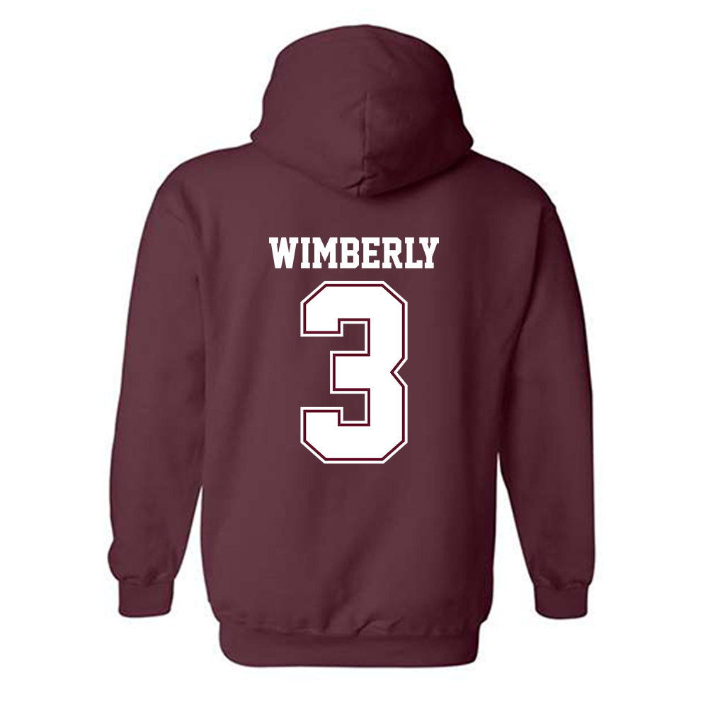AAMU - NCAA Women's Basketball : Vanessa Wimberly - Classic Shersey Hooded Sweatshirt-1