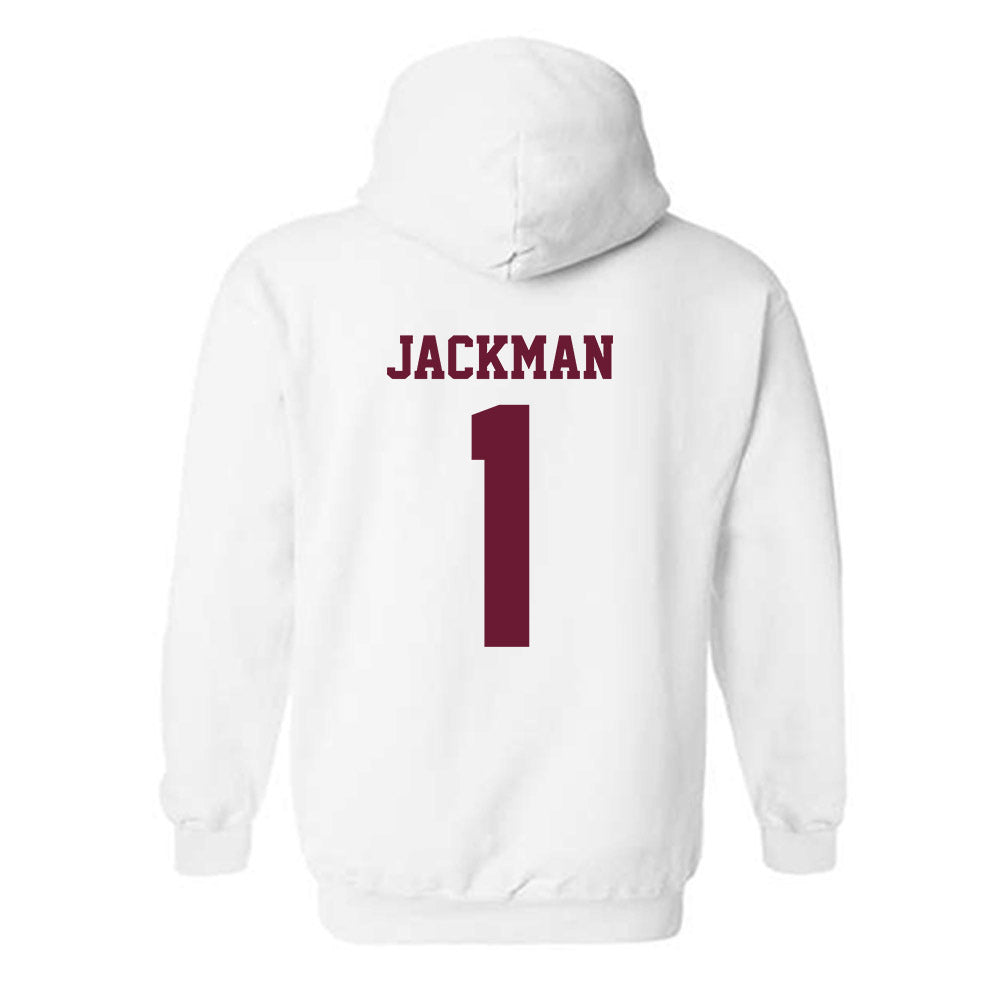 AAMU - NCAA Women's Volleyball : Rayishon Jackman - Classic Shersey Hooded Sweatshirt-1
