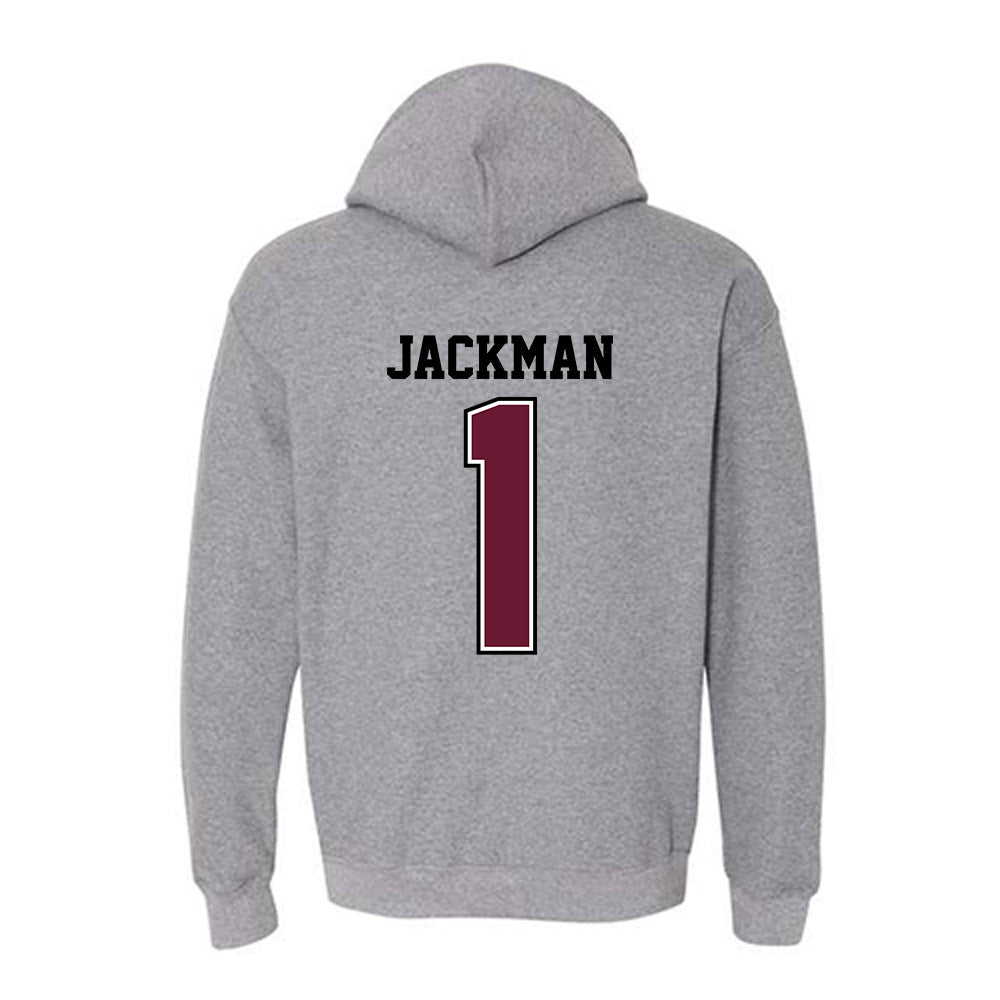 AAMU - NCAA Women's Volleyball : Rayishon Jackman - Classic Shersey Hooded Sweatshirt-1
