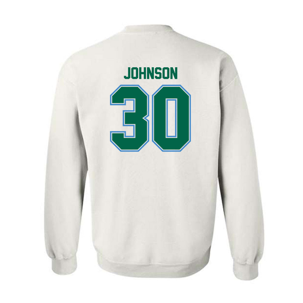Tulane - NCAA Baseball : Nate Johnson - Crewneck Sweatshirt-1
