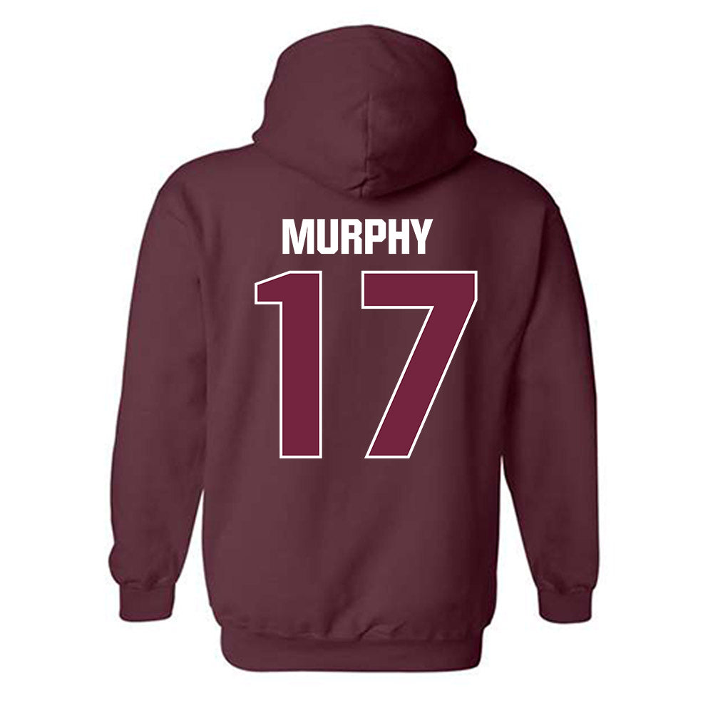 SIU Carbondale - NCAA Football : Tucker Murphy - Classic Shersey Hooded Sweatshirt-1