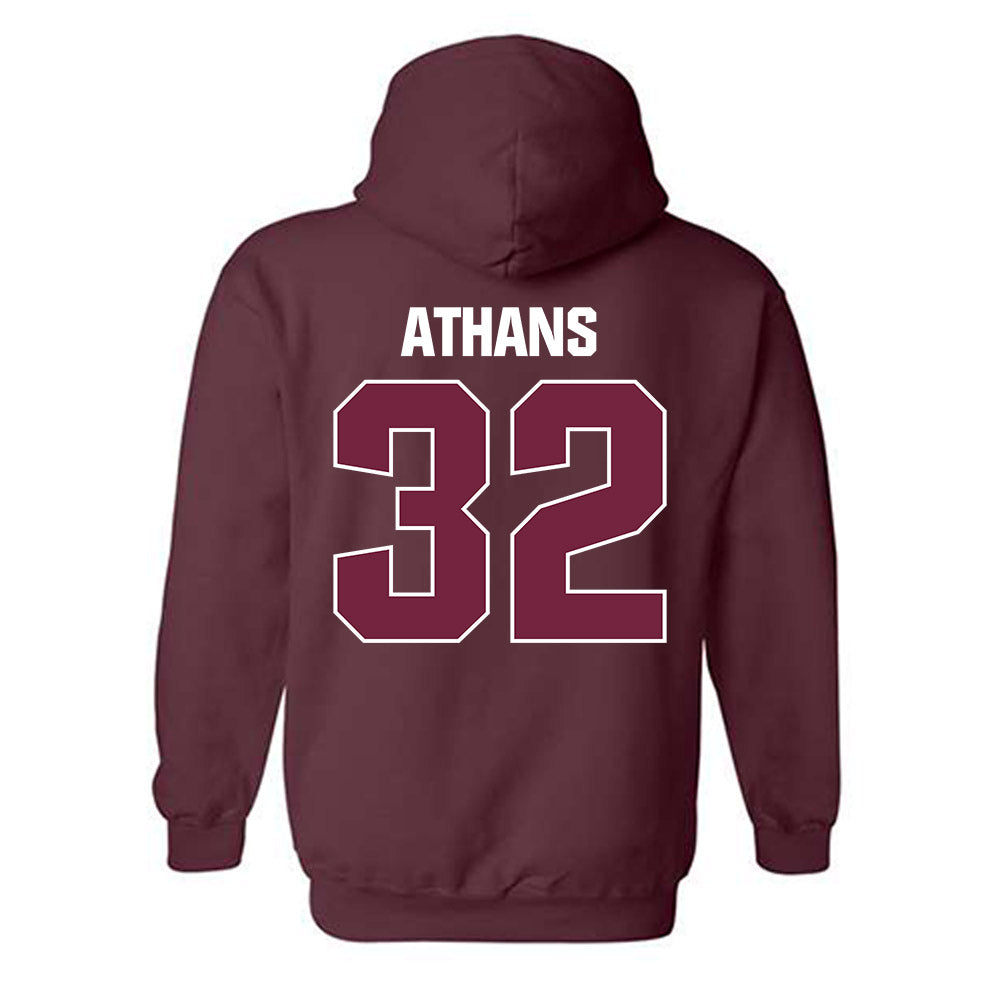 SIU Carbondale - NCAA Football : James Athans - Classic Shersey Hooded Sweatshirt-1