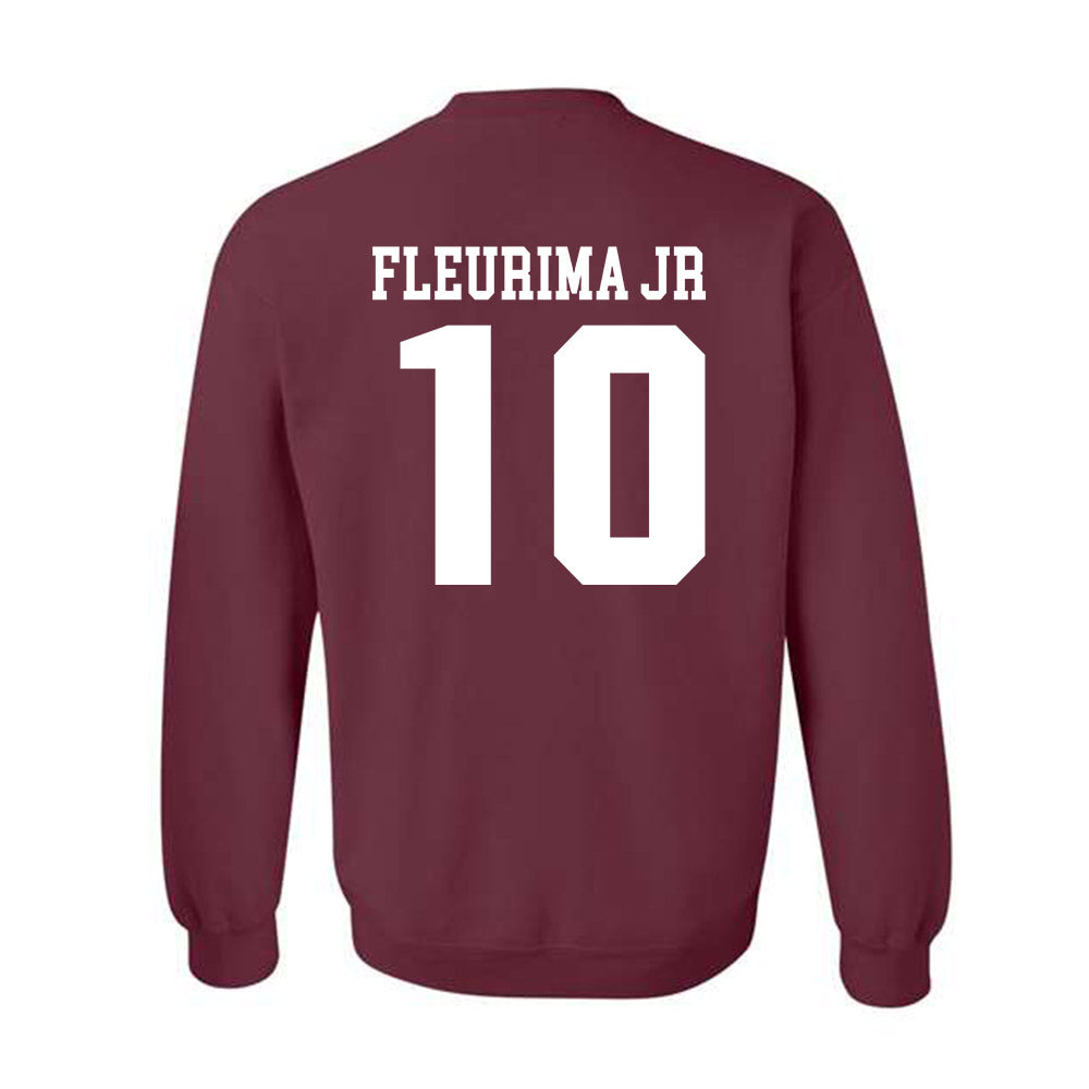 SIU Carbondale - NCAA Football : Bernadin Fleurima Jr - Classic Shersey Crewneck Sweatshirt-1