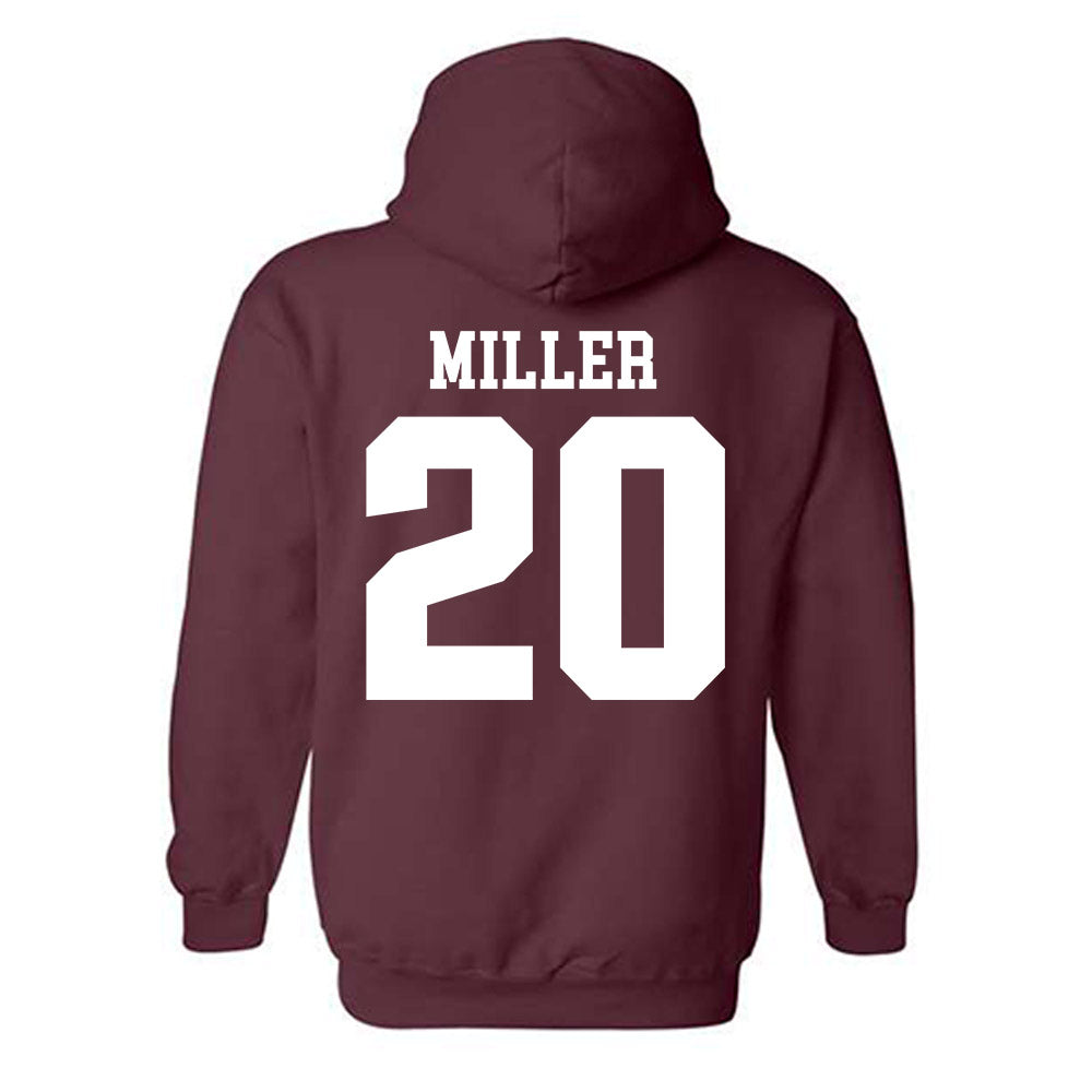 SIU Carbondale - NCAA Baseball : Charlie Miller - Classic Shersey Hooded Sweatshirt-1